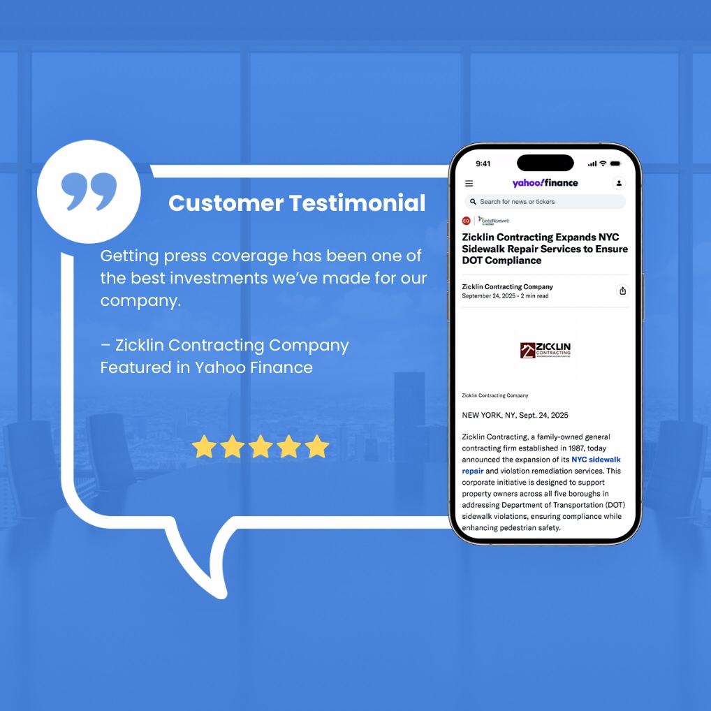 Blue White Minimalist Testimonial Instagram Post